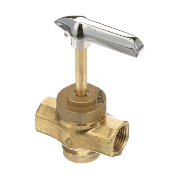 Bakers Pride Valve With Handle 1/2 Fpt X 1/2 Fpt - R3001X