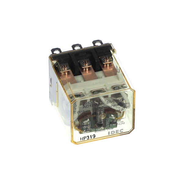 Avtec RELAY, 5A 3PDT W/LITE IDEC RH3B-UL-120 V - EL RLY0301