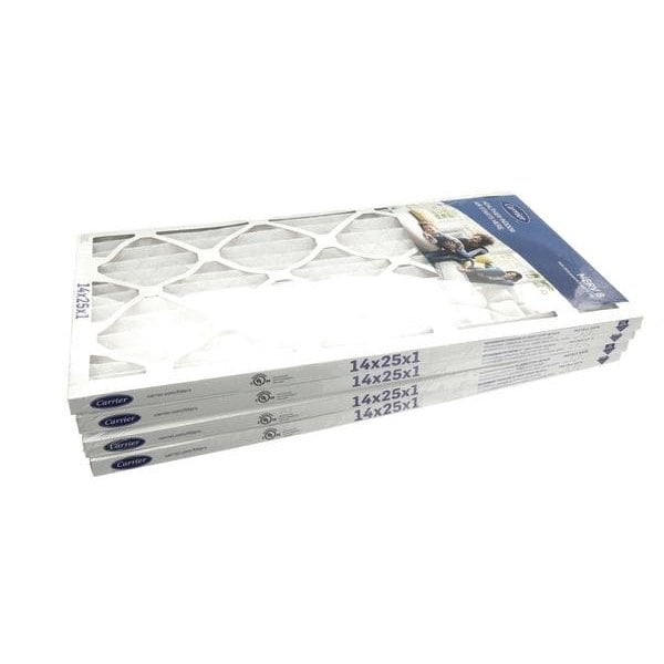 Carrier MERV 8 1" Filter, PK4 - 14X25X1-M8-C-P4