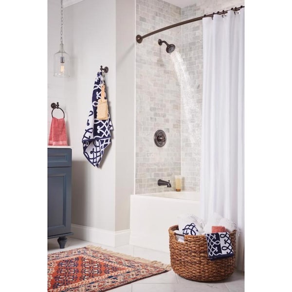 Moen Moen HIlliard 1-Handle Bronze Tub and Shower Faucet - 82537BRB