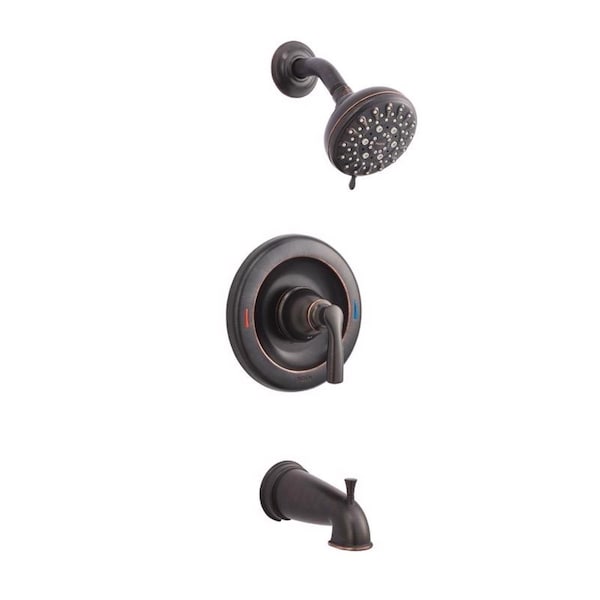Moen Moen HIlliard 1-Handle Bronze Tub and Shower Faucet - 82537BRB
