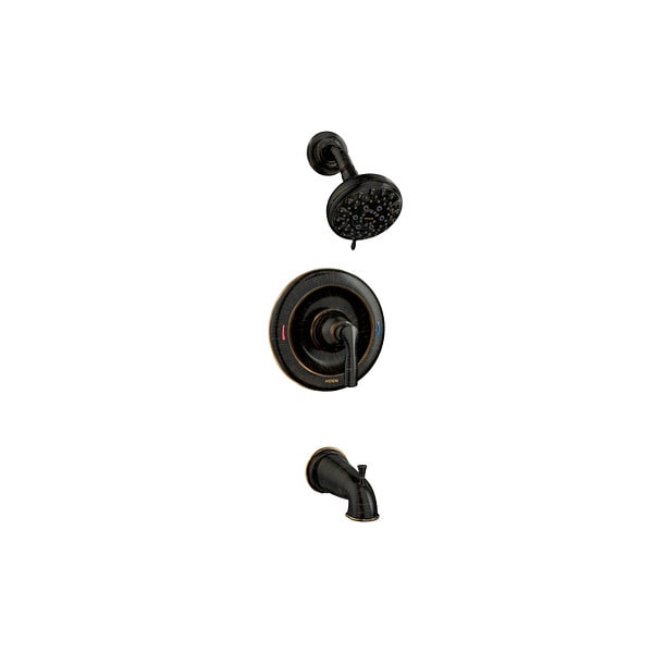 Moen Moen HIlliard 1-Handle Bronze Tub and Shower Faucet - 82537BRB