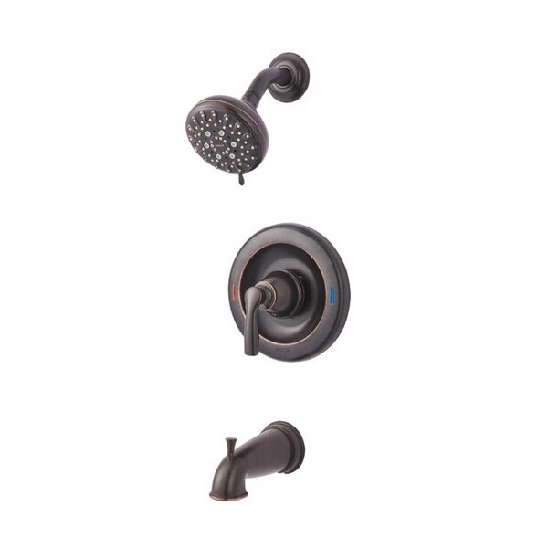 Moen Moen HIlliard 1-Handle Bronze Tub and Shower Faucet - 82537BRB