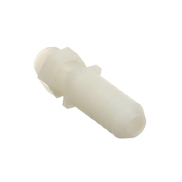Milnor Hose Adapter, 3/4in X 11/16, With Nut, Nylon - 51E513N