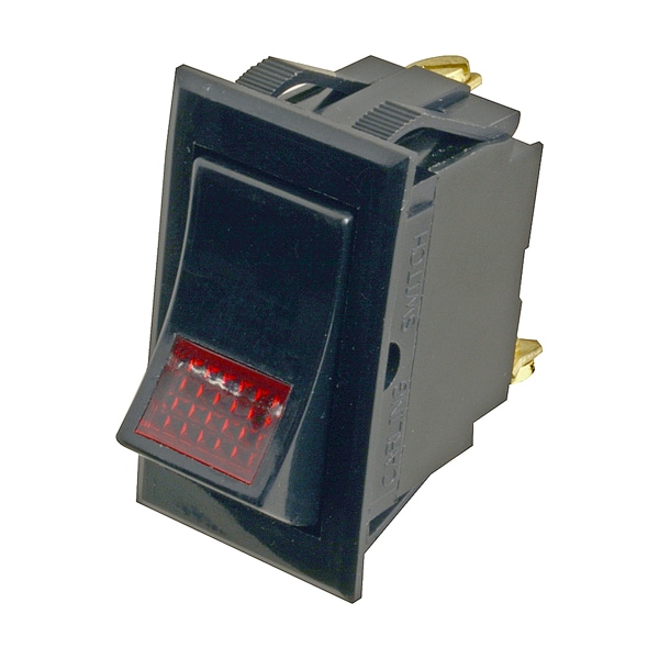 Texican Specialaty Products Switch, Rocker (On/Off, Red Lens) - TSP101