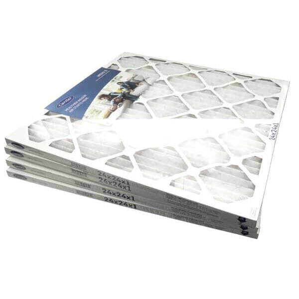 Carrier MERV 8 1" Filter, PK4 - 24X24X1-M8-C-P4