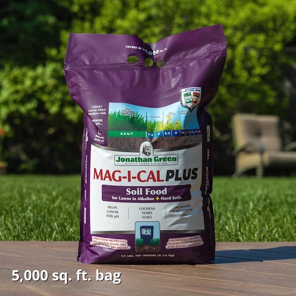 Jonathon Green Jonathan Green Mag-I-Cal Plus for Lawns in Alkaline and Hard Soil Annual Program Lawn Conditioner Fo - 11356