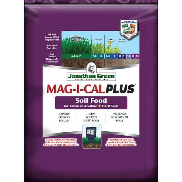 Jonathon Green Jonathan Green Mag-I-Cal Plus for Lawns in Alkaline and Hard Soil Annual Program Lawn Conditioner Fo - 11356