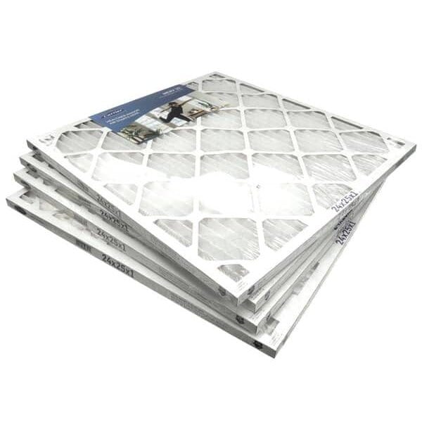 Carrier MERV 10 1" Filter, PK4 - 24X25X1-M10-C-P4