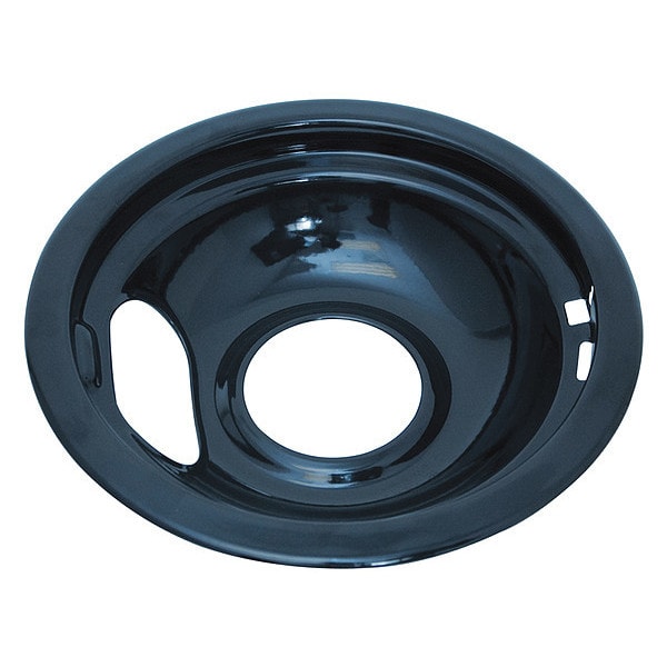 Zoro Select Black Drip Bowl 6", Fits Whirlpool, PK6 - 60719