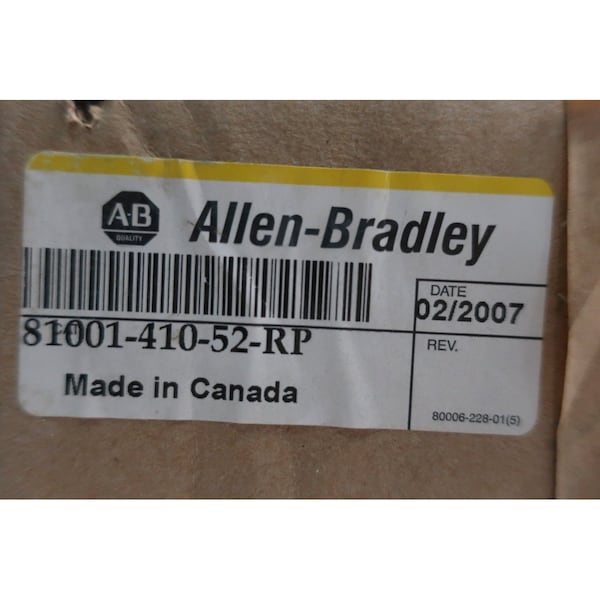 Kit de prueba de E/S externo de Allen Bradley - Placa de circuito impreso (PCB) - 81001-410-52-RP