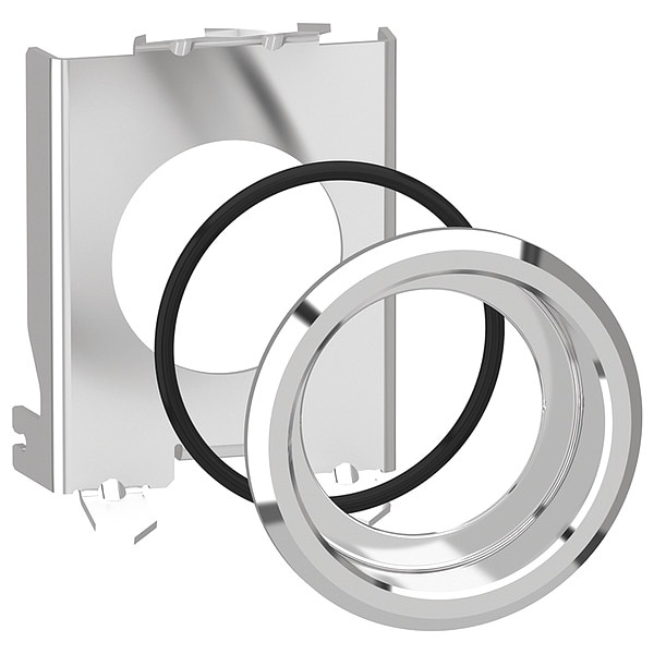 Kit de montaje empotrado Schneider Electric, 30 mm, cromo, metal - ZB4BZ021