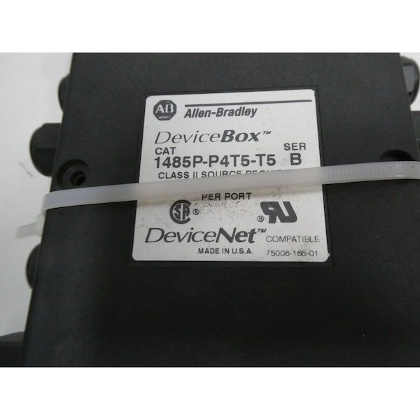 Caja de empalme de 4 puertos Allen Bradley SERIE B para PLC y piezas y accesorios de DCS - 1485P-P4T5-T5