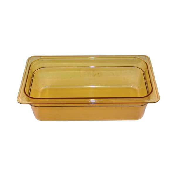 Rubbermaid Hot Pan 1/3 X 4-150Amber For - Part No Fg217P00Ambr - FG217P00AMBR