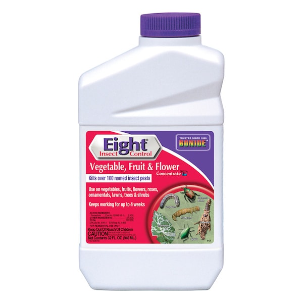 Bonide Products Bonide Eight Vegetable, Fruit & Flower Insect Killer Liquid Concentrate 32 oz - 443