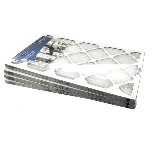 Carrier MERV 10 1" Filter, PK4 - 16X25X1-M10-C-P4
