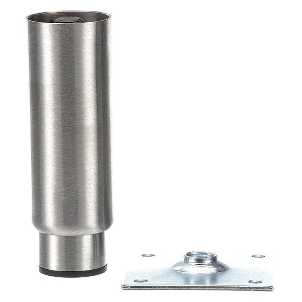 Component Hardware S/S HD Equip Leg 3-1/2" Sq Mtg Plate - A93-8048-C