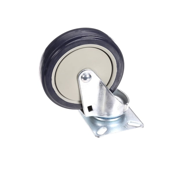Winholt Equipment Caster without Brake, Swivel Plate, 5in x 1 1/4in, Single - 738AWFDC