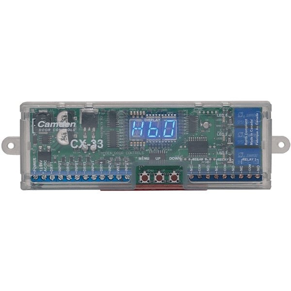 Camden CX-33 Advanced Logic Relay is a 'state of the art' door controller designed for 'Universal' - CMD-CX-33