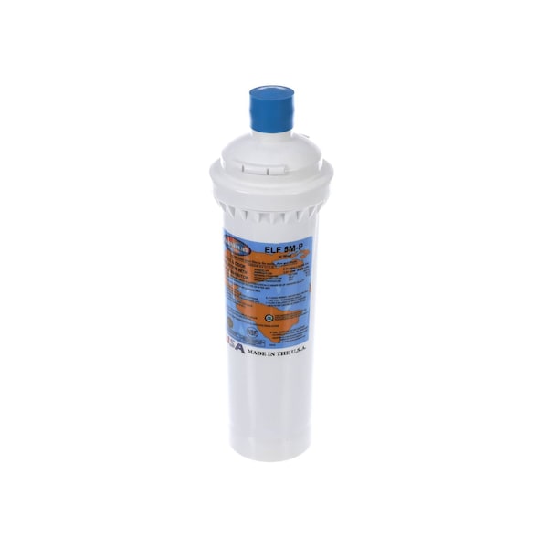 Omni Pure Filter Cartridge, Carbon Block with Scale Inhibitor, 5 Micron, 125 PSIG, 35/100 DegF, 10in x 3.5 - ELF-5M-P