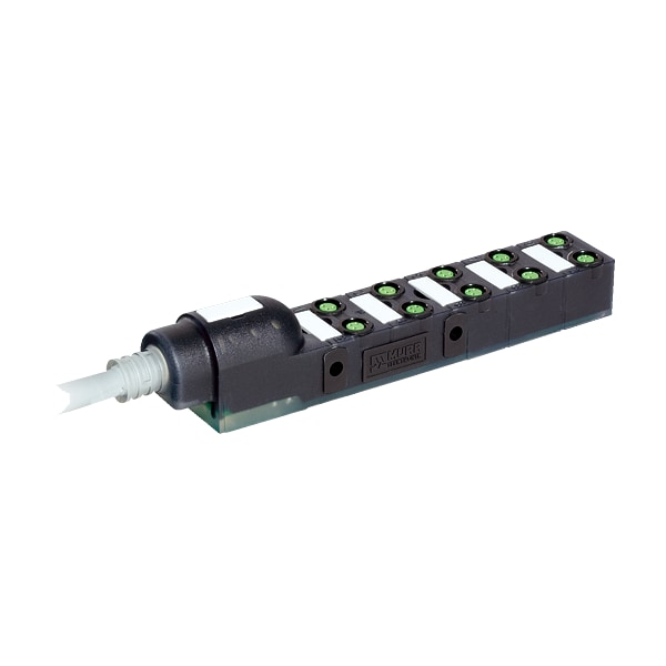 Murr Elektronik EXACT8, 10XM8, Cable moldeado de 4 polos, 5.0m PUR 20*0, 34+2*0, 75 salida norm. - 8000-80110-4110500