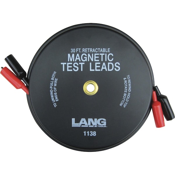Kastar Hand Tools/A&E Hand Tools/Lang 2X30 RETRCTBLE TST LEAD W/ MAGNETIC BACK - KH1138