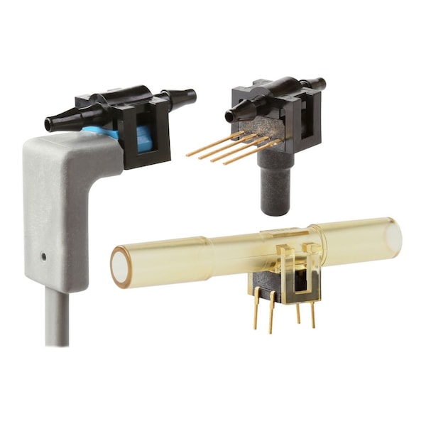 Sensores de presión para montaje en placa Honeywell +/-30Psi 10V Unamp Vac/Flow-Thru Gage - 26PCDFG2G