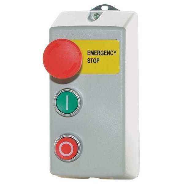 Estación de control eléctrico Lovato, 6.50 pulg. D x 7.25 pulg. H - IR-MS-120V18A-OL