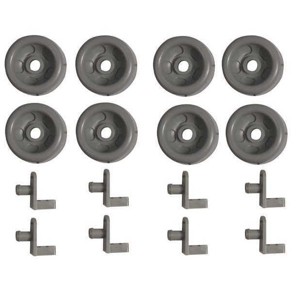 Ge Dishwasher, Lower Rack, Roller/Axles, PK8 - 22-WD35X21041