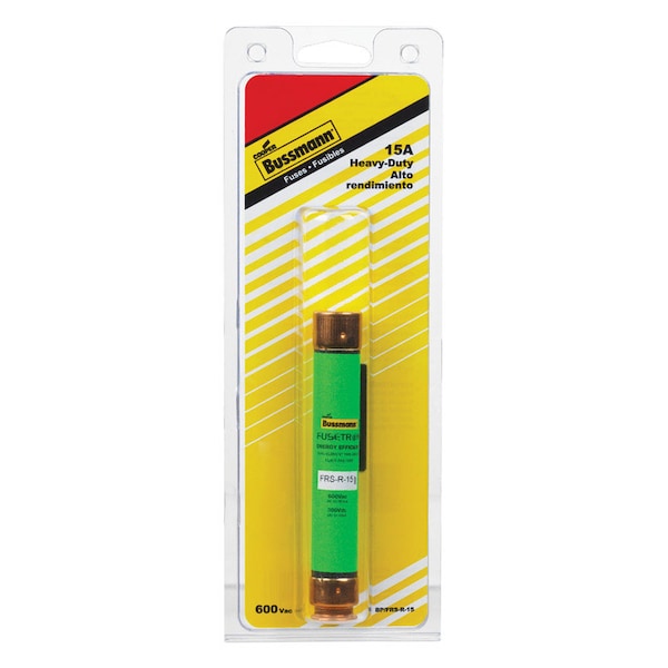 Eaton Bussmann Bussmann 15 amps Dual Element Time Delay Fuse 1 pk - BP/FRS-R-15