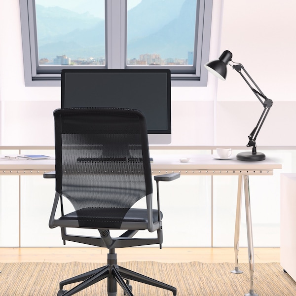 Newhouse Newhouse Lighting Wright Architect 24 in. Black Desk Lamp - NHDK-WR-BK