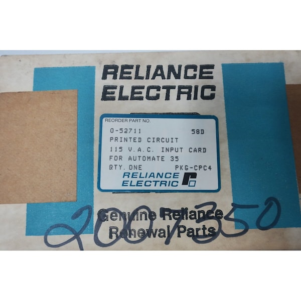 Junta de circuito de PCB de tarjeta de contacto de salida dual de Reliance - 0-52712-6