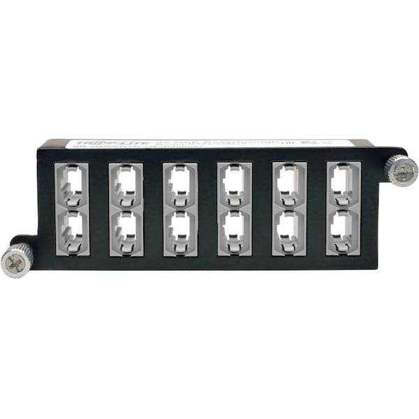 Tripp Lite Casete de Fibra Óptica, 40Gb, 12 Fibra MTP/MPO - N484-12M12