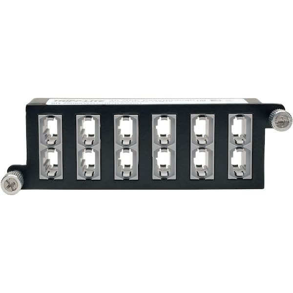 Tripp Lite Casete de Fibra Óptica, 40Gb, 12 Fibra MTP/MPO - N484-12M12