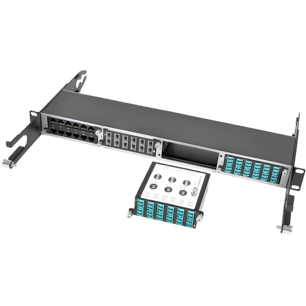 Casete de Fibra Tripp Lite, 40Gb - 10Gb, OM4, MPT/MPO - N484-3M8-LC12