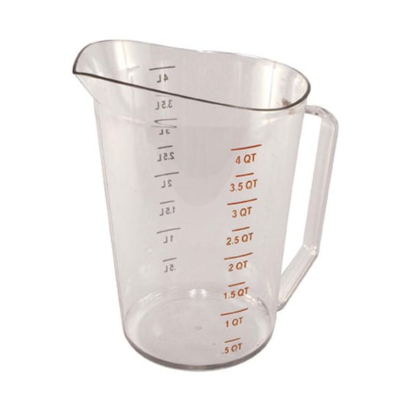 Rubbermaid 4 Qt Clear Plasticpitcher For - Part No 3218 - 3218