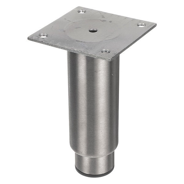Component Hardware S/S HD Equip Leg 3-1/2" Sq Welded Mtg Pl - A92-8048-C