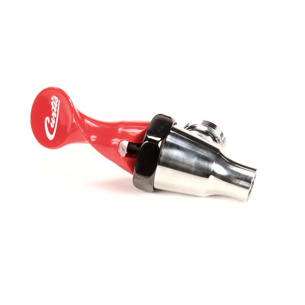 Wilbur Curtis Red Handle 1-1/32 Faucet Assembly - WC-1800HW