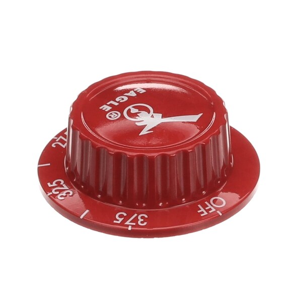 Eagle Group Knob, Thermostat, Off-225-375, Red - 310335