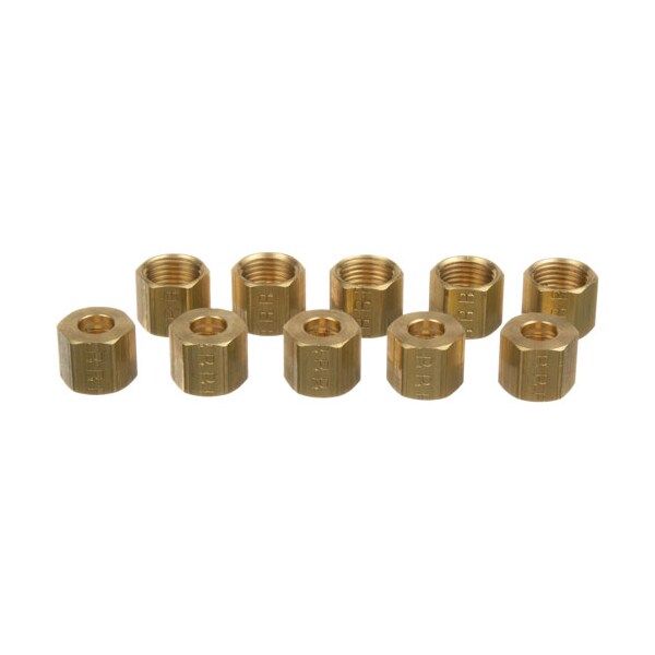 Allpoints Nut, Compression, 1/4" (10/Pkg) Pk - 263651