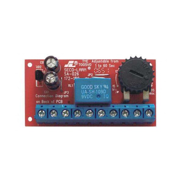 Seco-Larm Seco-Larm- Miniature Programmable Timer, 1180 seconds. Buzzer output. Form C relay. Small size- 1 - SLM-SA-026Q