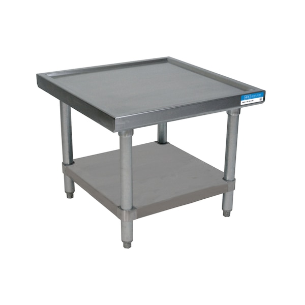 Bk Resources Stainless Steel Machine Stand with Stainless Steel Undershelf 30X30 - MST-3030SS