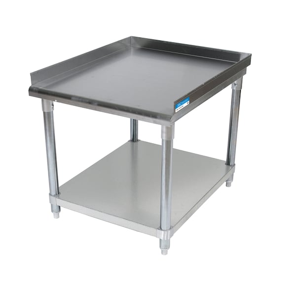 Bk Resources Stainless steel Equipment Stand W/Undershelf, 3 Sided 2"Riser 60X30 - SVET-6030