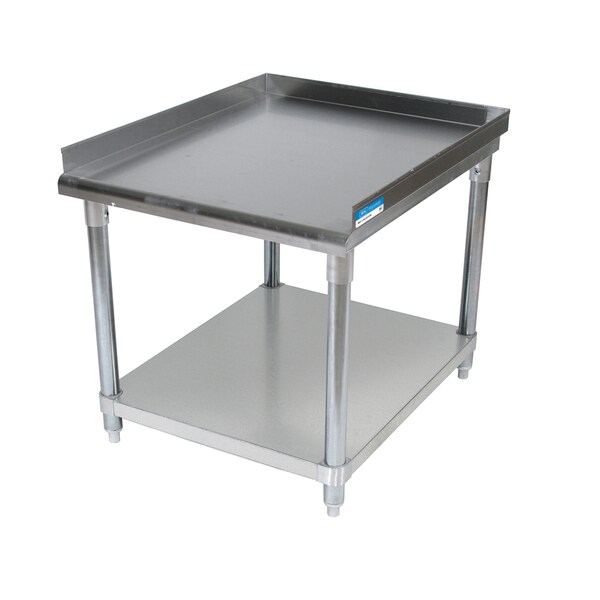 Bk Resources Stainless steel Equipment Stand W/Undershelf, 3 Sided 2"Riser 36X30 - SVET-3630