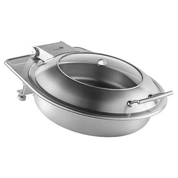 Rossetto Rosseto  6 Liter Multi-Chef Round Soft Closing Lid, Stainless Steel Brushed - SM289