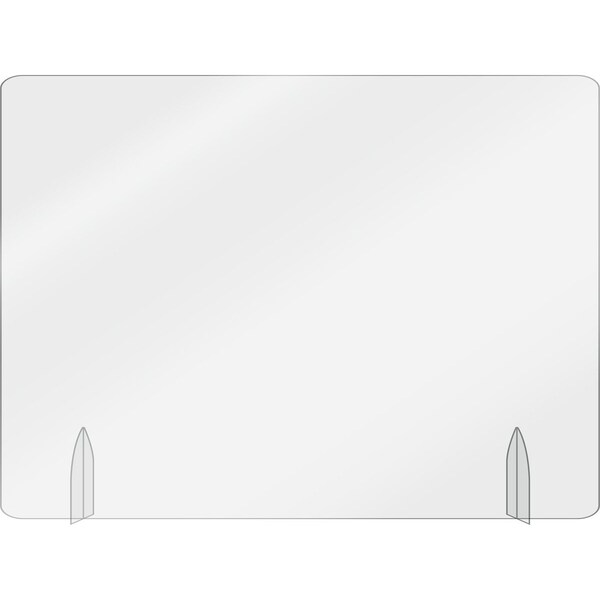 Aarco Polycarbonate Freestanding Protection Shield - FPT1824PC