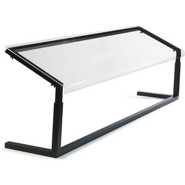 Carlisle Foodservice Adj. Sngl-Sided Sneeze Guard, 73-1/4", Blk - 927203
