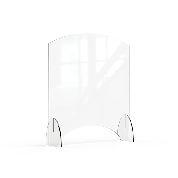 Rosseto Serving Solutions Avant Guarde 36x40 Acrylic Sneeze Guard with Pass-Through Window, 1 EA - AG017