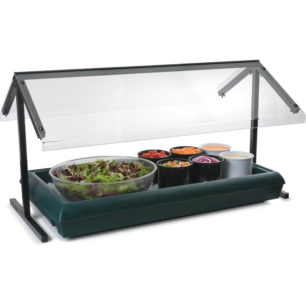 Carlisle Foodservice Std Dbl-Sided Sneeze Guard, 73-1/4", Blk - 971203