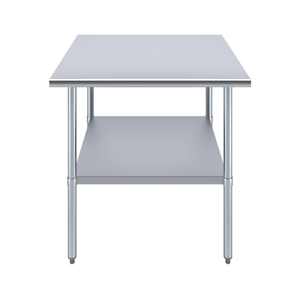Amgood 36 in. x 36 in. Stainless Steel Table - WT-3636-Z